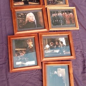 Classic Wooden Frame Photography Wall Art - Brown